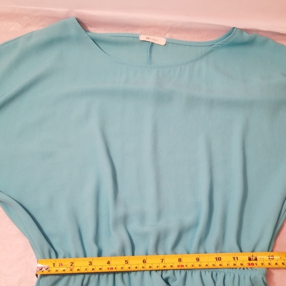 Everly turquoise dress s - Picture 4 of 7